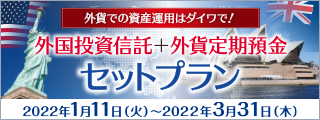 外国投資信託+外貨定期預金　セットプラン