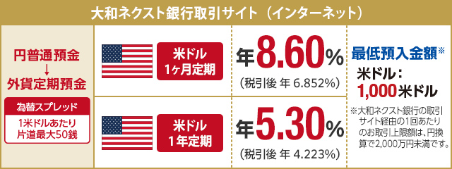 大和ネクスト銀行取引サイト (インターネット)