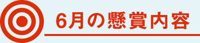 6月の懸賞内容