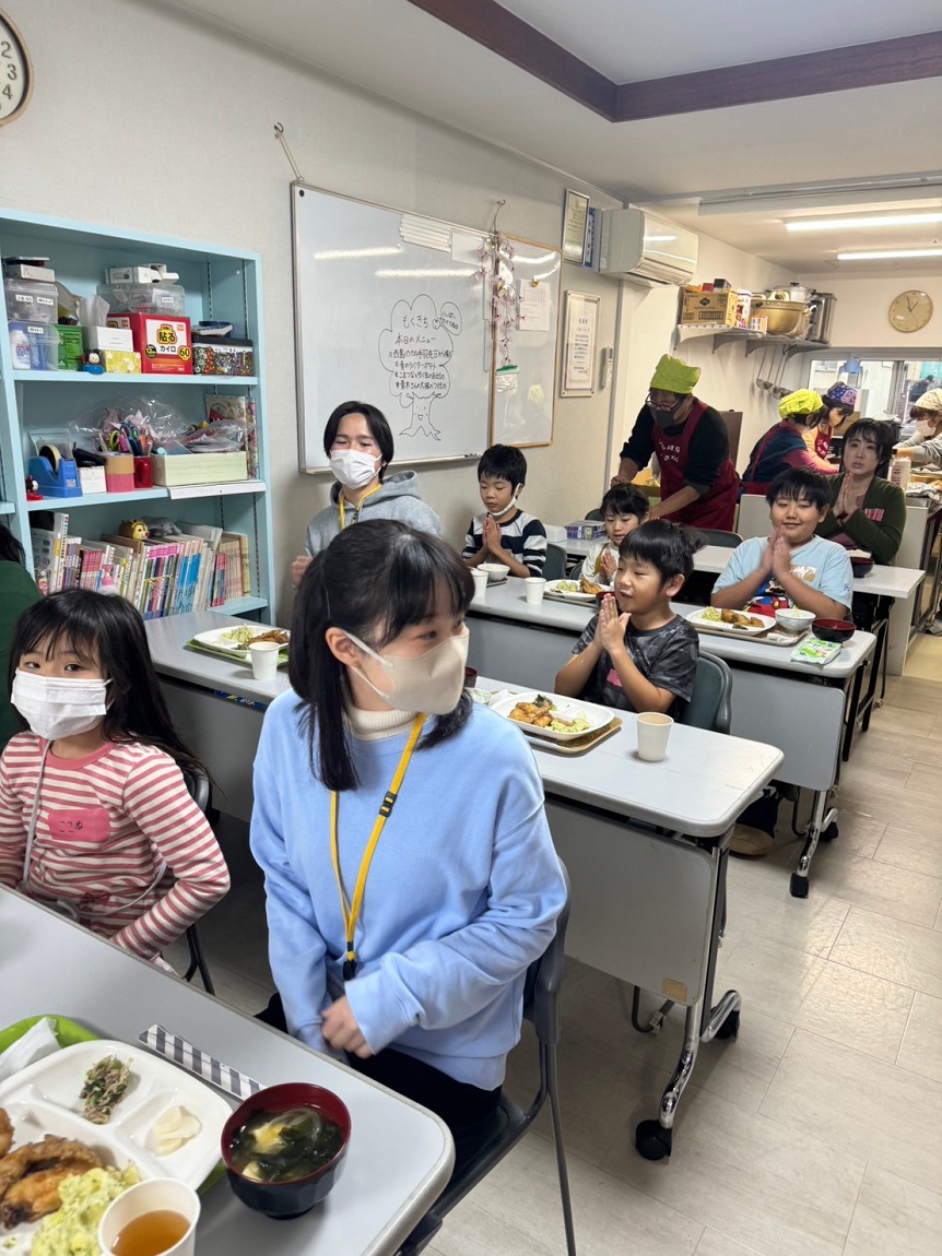 11月23日に開催されたこども食堂の様子